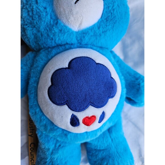 Care Bear Blue Rain Plush GRUMPY Stuffed Animal  2020 13” - Picture 2 of 4